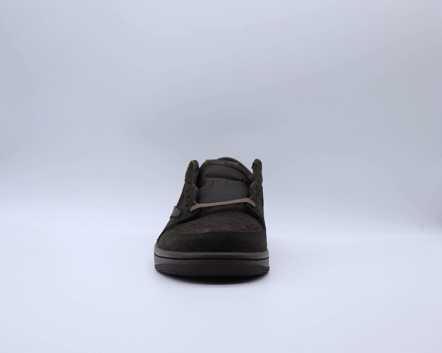 Travis Scott Jordan 1 Low Velvet Brown Sz 8.5