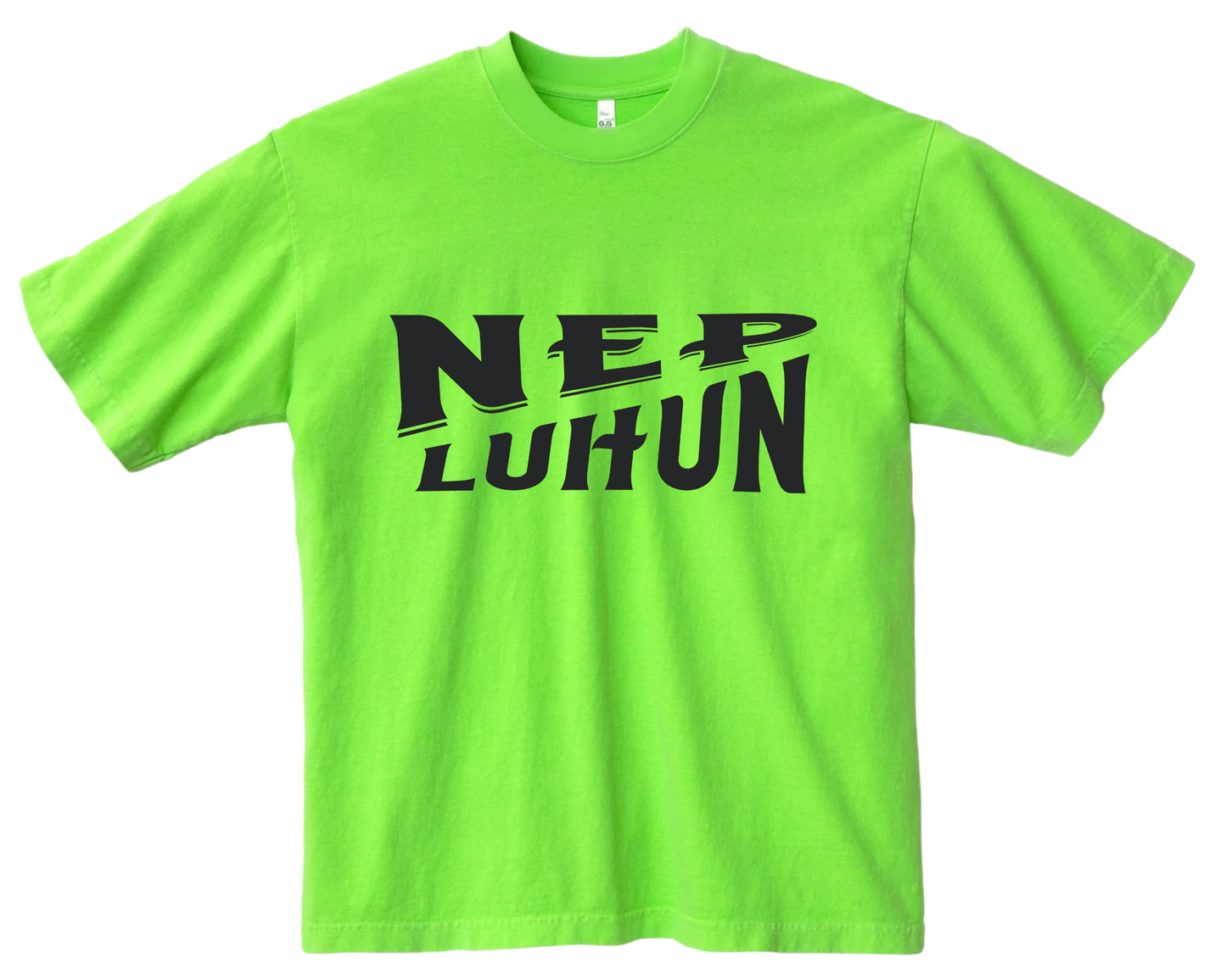 NEP X LUHUN "HISTORY MADE" UNISEX T-SHIRT NEON GREEN