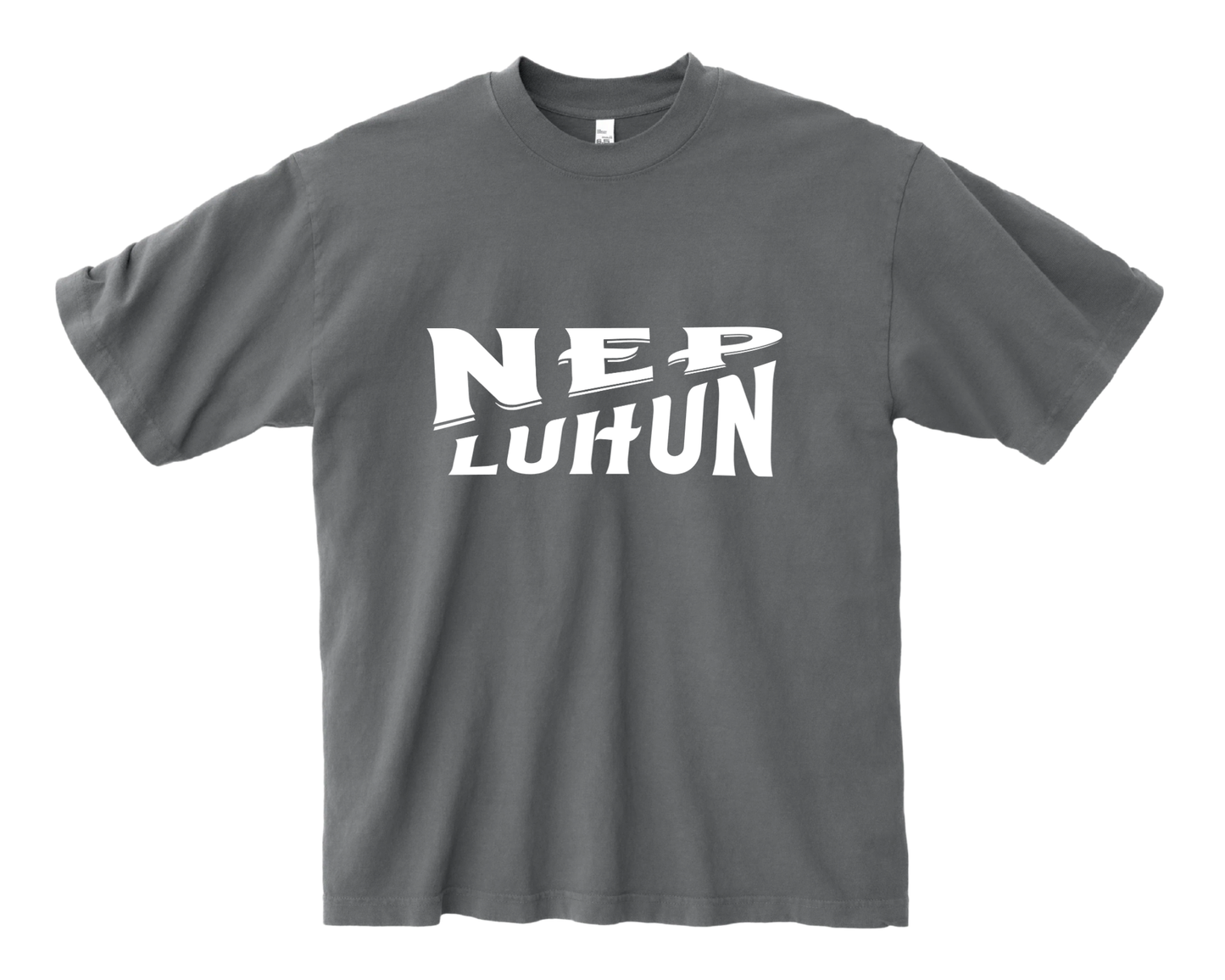 NEP X LUHUN "HISTORY MADE" UNISEX T-SHIRT CHARCOAL