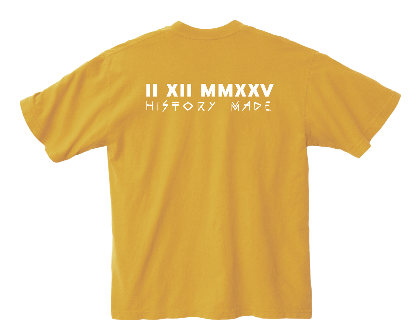 NEP X LUHUN "HISTORY MADE" UNISEX T-SHIRT SPECTRA YELLOW