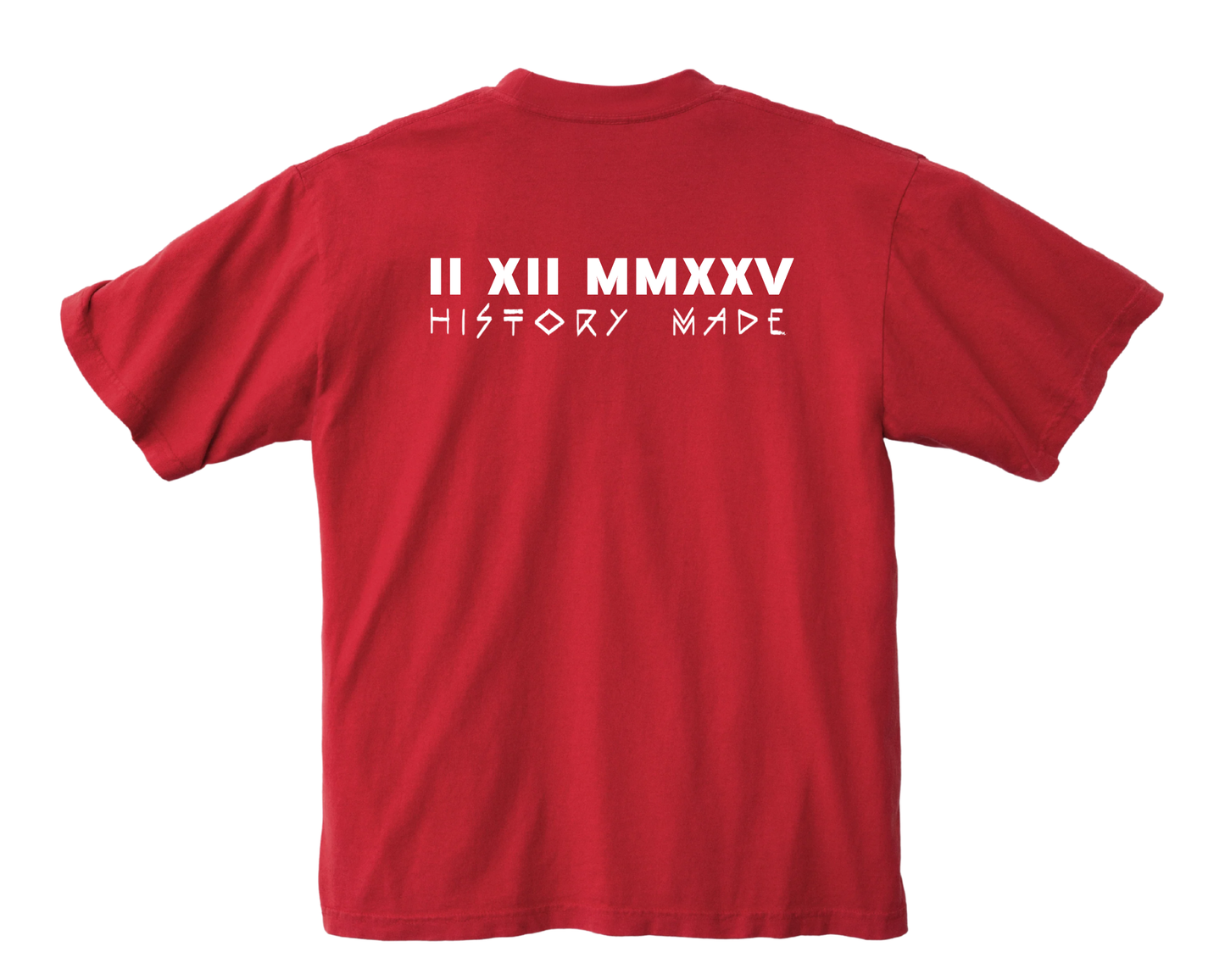 NEP X LUHUN "HISTORY MADE" UNISEX T-SHIRT TOMATO
