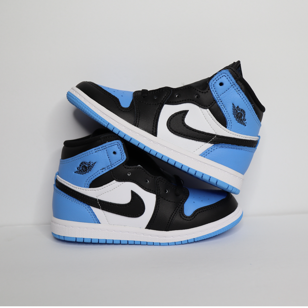 Jordan 1 Retro High OG UNC Toe Sz 10c (TD)