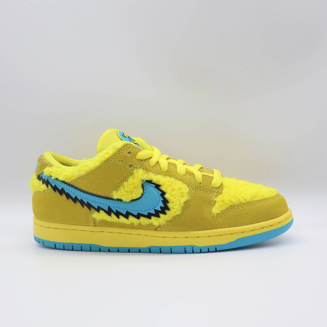 Nike SB Dunk Low Grateful Dead Bears Yellow Sz 8.5