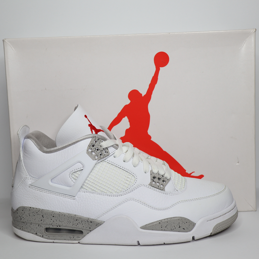 Jordan 4 Retro White Oreo Sz 12 (Preowned)