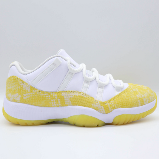 Jordan 11  Retro Low Yellow Snakeskin Sz 9.5