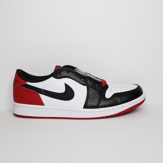 Jordan 1 Retro Low OG Black Toe Sz 10.5