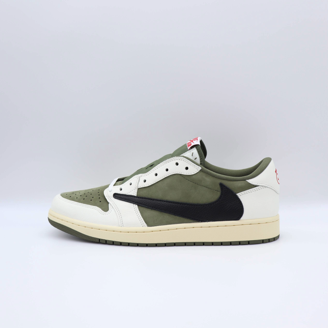 Travis Scot Jordan 1 Low Medium Olive Sz 12