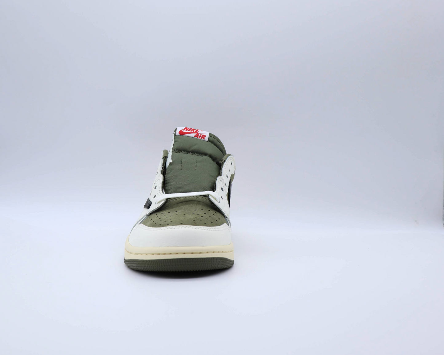 Travis Scott Jordan 1 Low Medium Olive Sz 12