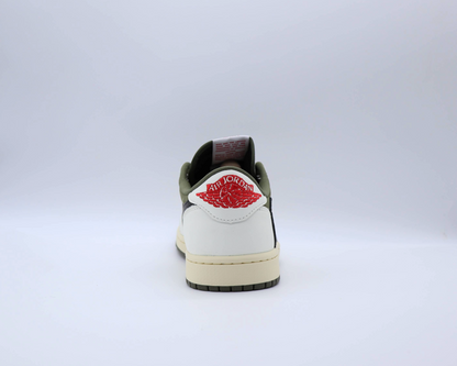 Travis Scott Jordan 1 Low Medium Olive Sz 12