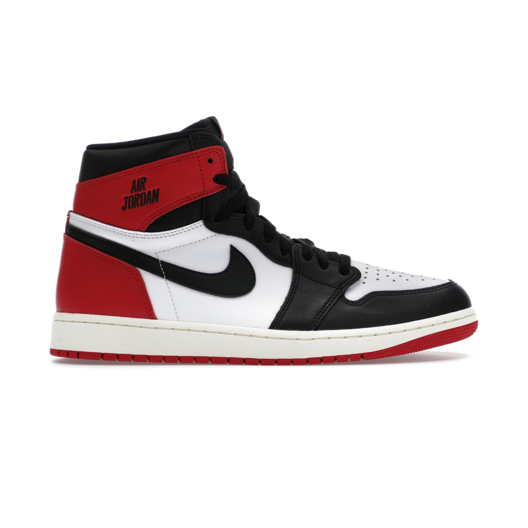 Jordan 1 High Black Toe Reimagined Sz 12