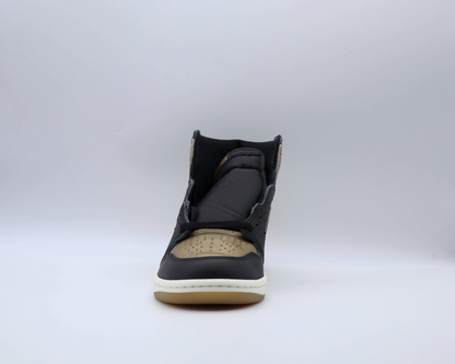 Jordan 1 High Black Metallic Gold Sz 10