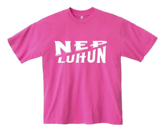 NEP X LUHUN "HISTORY MADE" UNISEX T-SHIRT NEON PINK