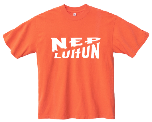 NEP X LUHUN "HISTORY MADE" UNISEX T-SHIRT NEON ORANGE