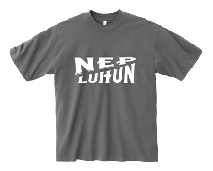 NEP X LUHUN "HISTORY MADE" UNISEX T-SHIRT CHARCOAL