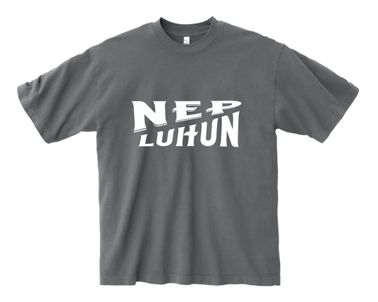 NEP X LUHUN "HISTORY MADE" UNISEX T-SHIRT CHARCOAL