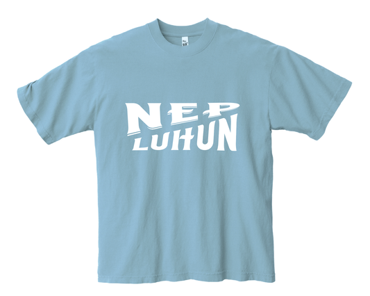 NEP X LUHUN "HISTORY MADE" UNISEX T-SHIRT LIGHT BLUE