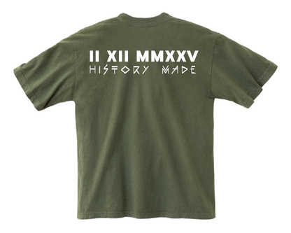 NEP X LUHUN "HISTORY MADE" UNISEX T-SHIRT AMRY